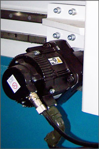Gearboxes coupled on the servo drive